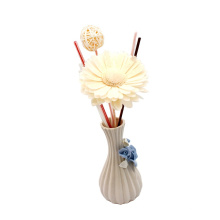 Eco friendly  handmade sola wood rose flower for reed diffuser